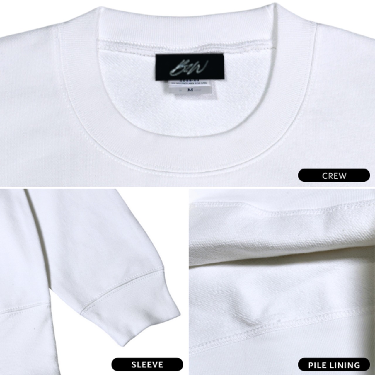 CODENAME「"CN BB Logo" Crew Black/White/Gray」 - 9
