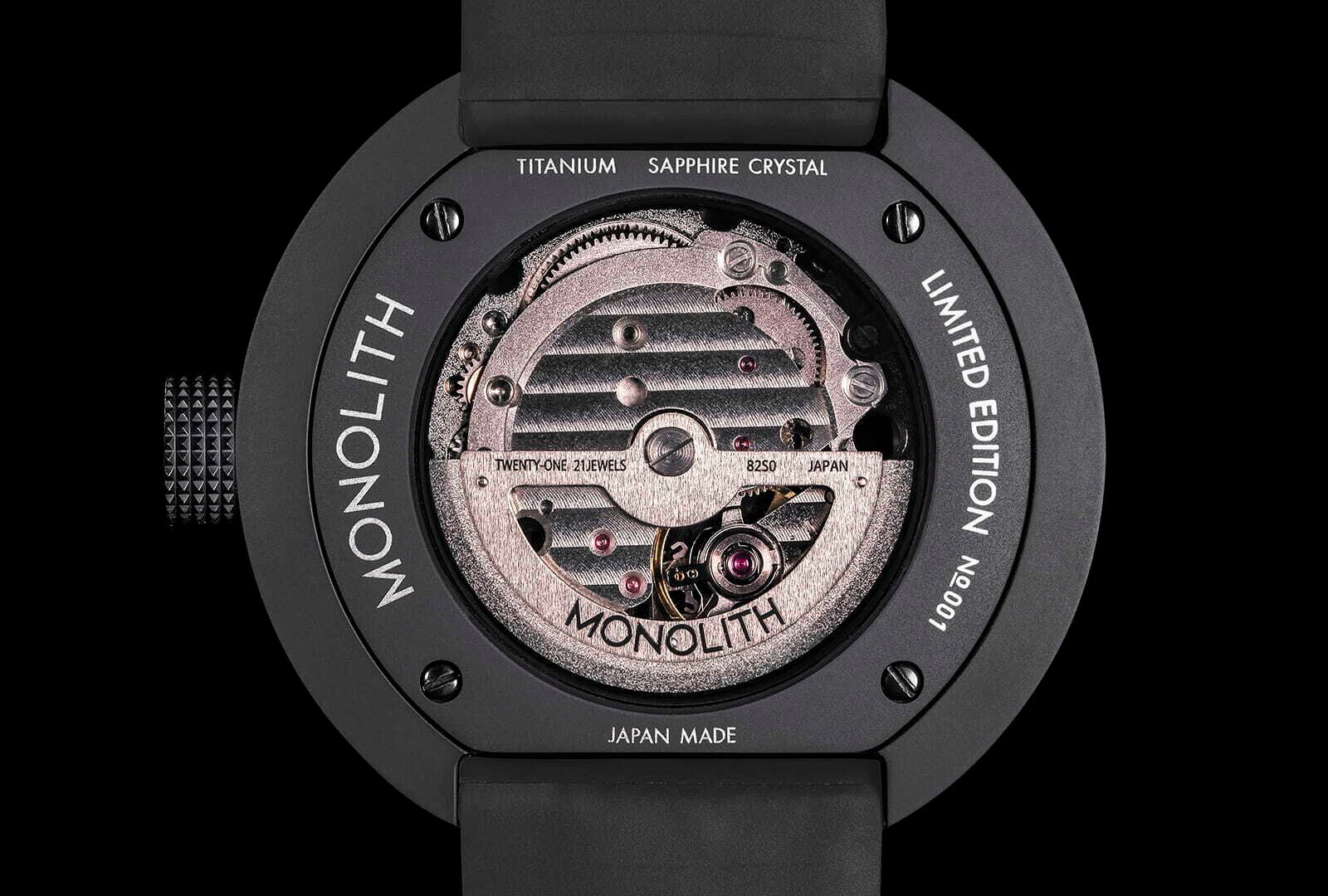 【MONOLITH モノリス】限定50本 MONOLITH Matte Black モノリス（マットブラック） ／国内正規品 腕時計