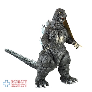 バンダイ 東宝ゴジラ怪獣 VS スペースゴジラ ゴジラ 口開き 1992 ソフビ 紙タグ付