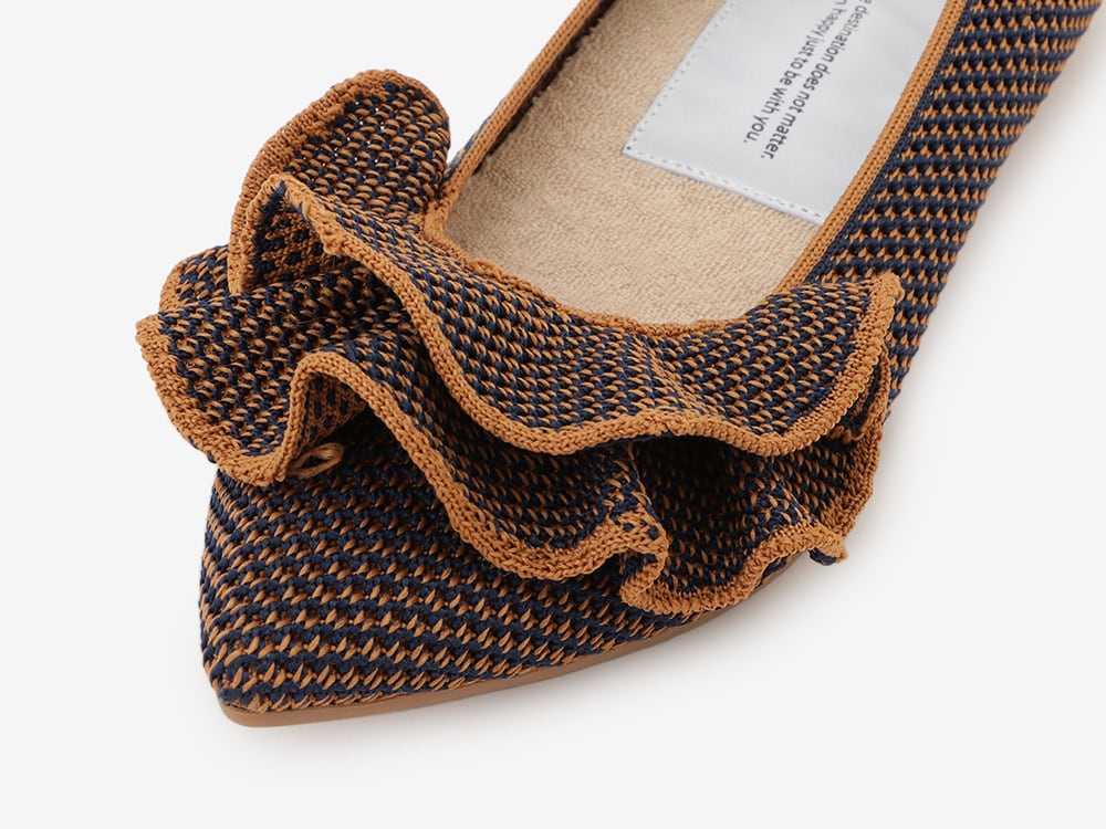 pointed-FRIN / NAVY & CAMEL | Offen