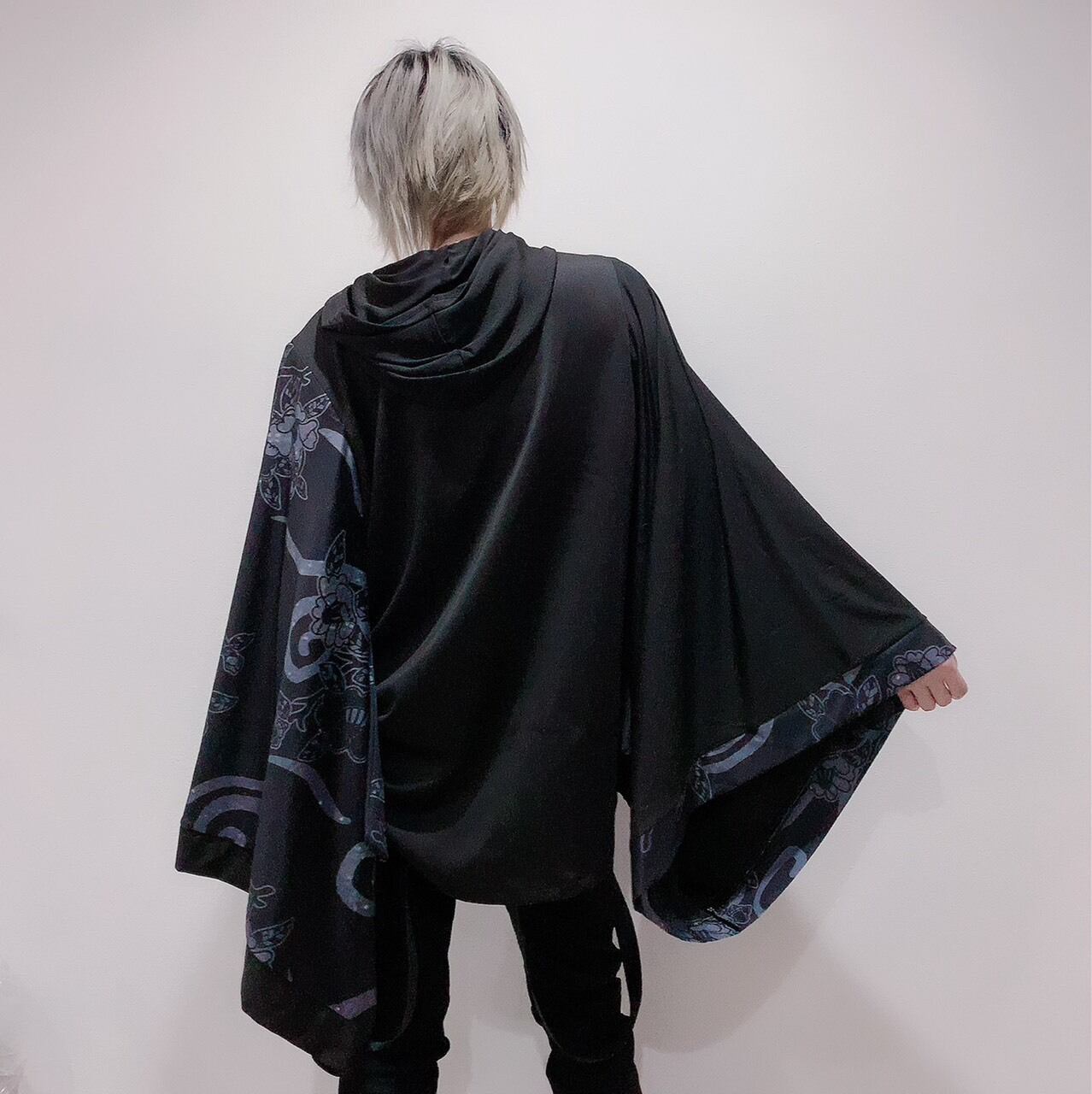 Nier 2WAY 着物風STRETCH PULLOVER【Butterfly】