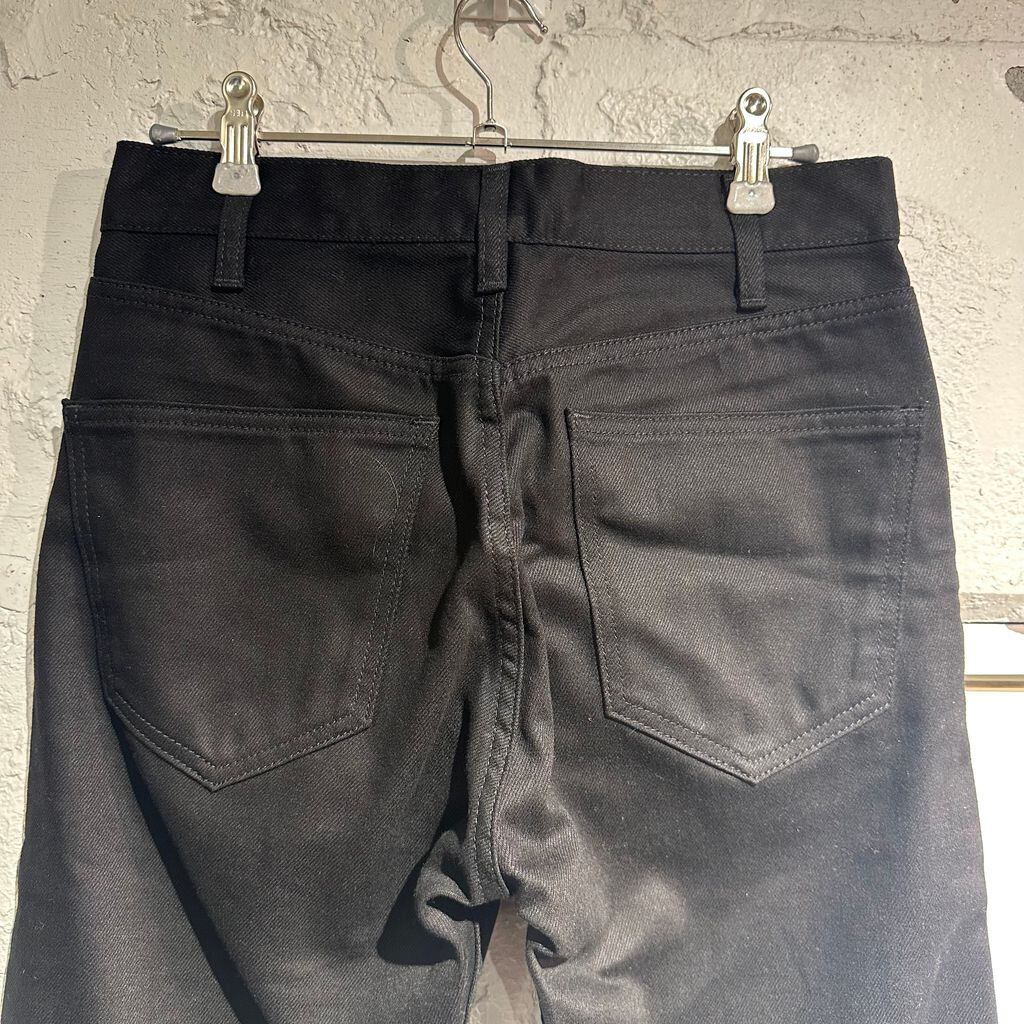 CELINE セリーヌ スキニーデニム 24インチ 黒 ブラック S相当 日本製 CELINE セリーヌ 黒デニム スキニー ジーンズ