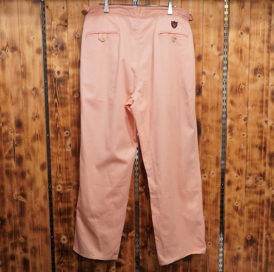 90s ralphlauren サイドアジャスター スラックス 86/ラルフローレン