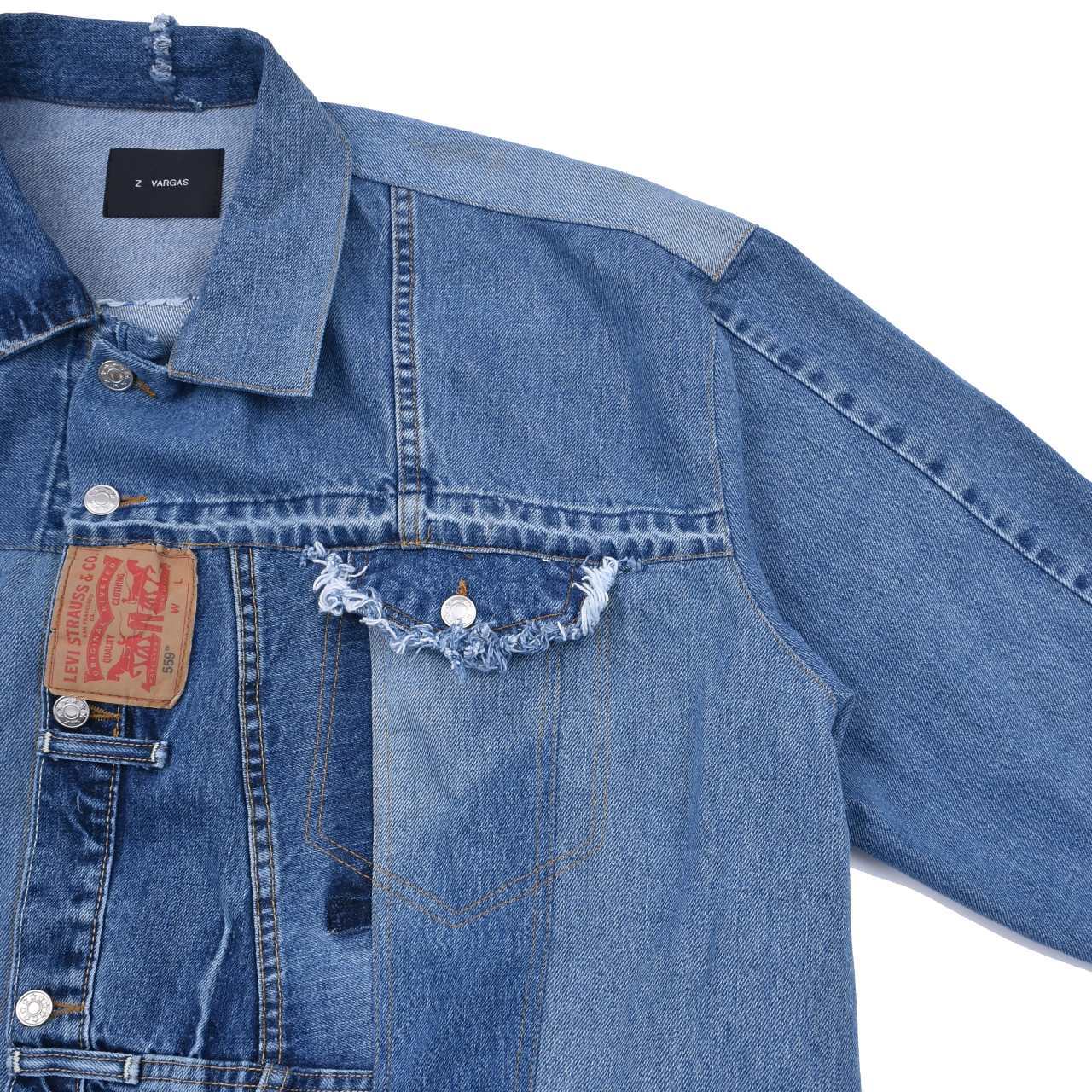 VINTAGE REMAKE】ZAC VARGAS / Remake Denim Jacket | AYIN VINTAGE REMAKE】ZAC VARGAS / Remake Denim Jacket | AYIN