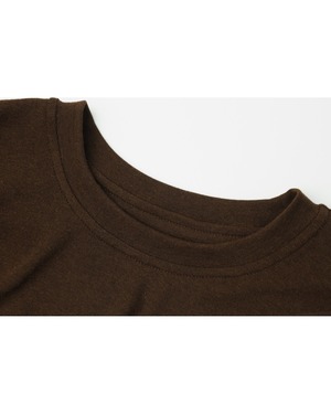 フェイクレイヤードロングスリーブシャツ 2color A0803