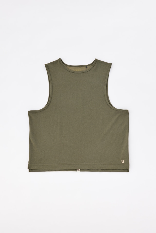 Sato Running Bib: Color Khaki