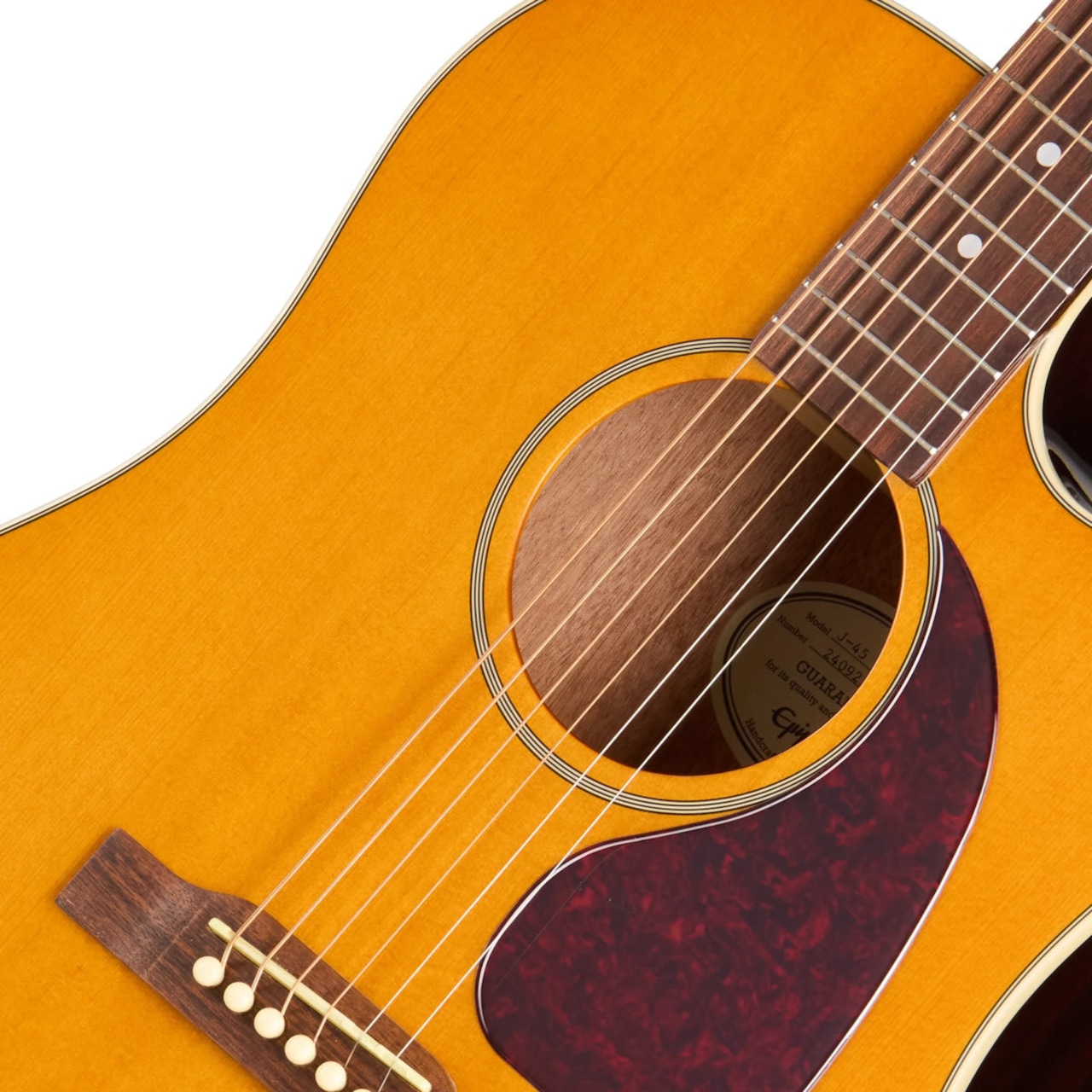 Epiphone Inspired by Gibson J-45 Studio EC (Natural) [Fishman プリアンプ搭載エレアコ仕様]