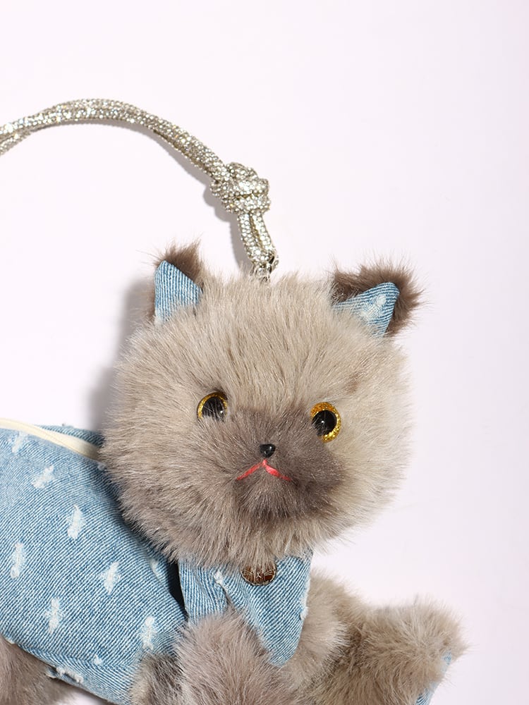 THE made in mix ぬいぐるみショルダーバッグ　ねこ 抽選＞ぬいぐるみショルダーバッグ( NO,6 / small ) | THE made in mix