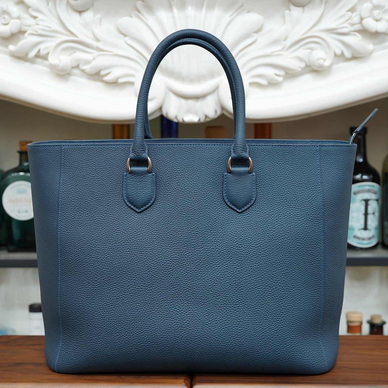 カンダミサコ forma(フォルマ) 手カン付き ブルー(内装ココアブラウン)