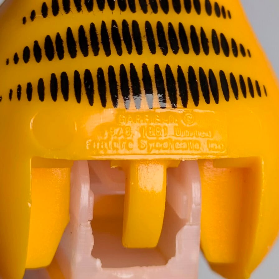 ☆ VINTAGE 90' ☆【 Garfield / ガーフィールド ) 】PEZ / ペッツ 『 ガーフィールド / スマイル 』 〚アメリカン雑貨 アメトイ〛