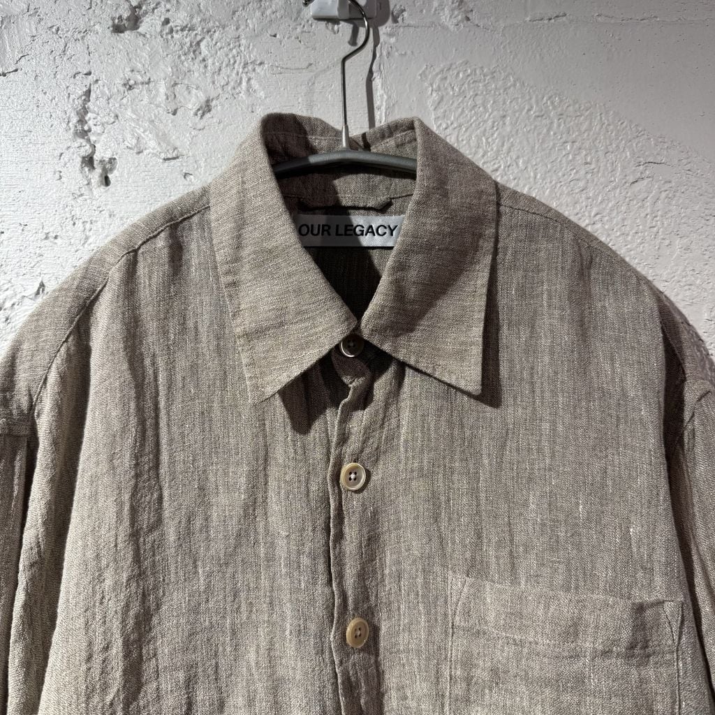 OUR LEGACY アワーレガシー 25SS ABOVE SHIRT Pollen Dust Sparse