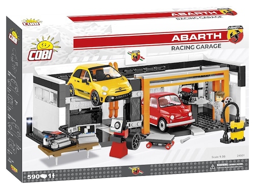 Cobi #24501 アバルト レーシングガレージ (Abarth Racing Garage)