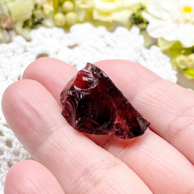 インドネシア産アンダラクリスタル原石 パープルワインB