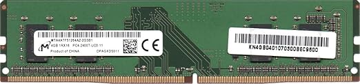 BRAINZAP 4GB DDR4 RAM PC4-2400T 1Rx8 2400MHz - Desktop Geheugen Module