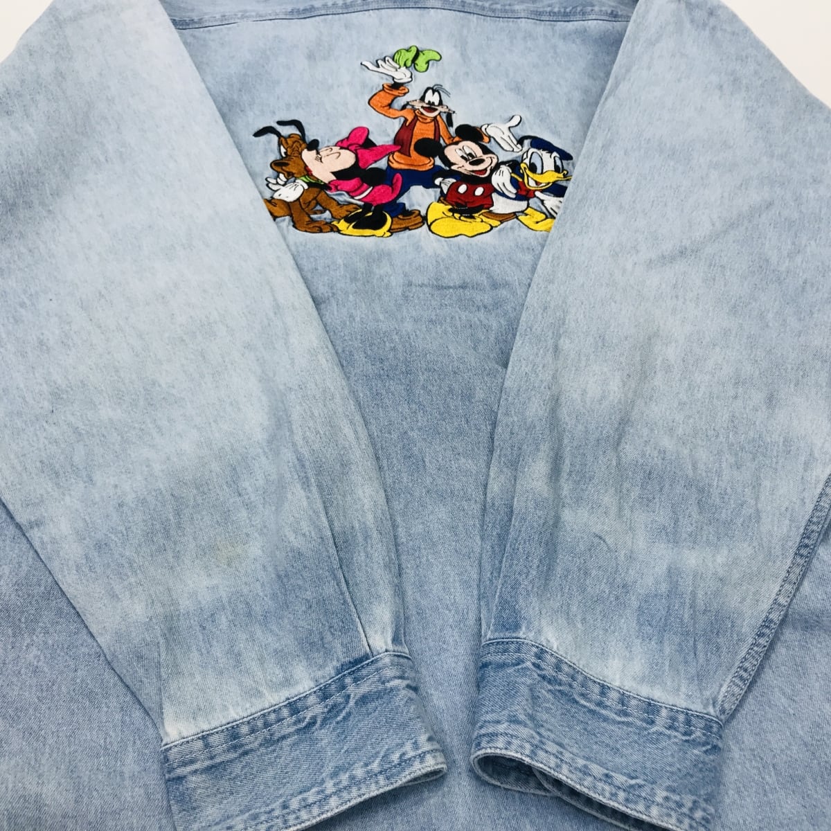 THE DISNEY STORE 刺繍フリース キャラクター ビッグサイズ