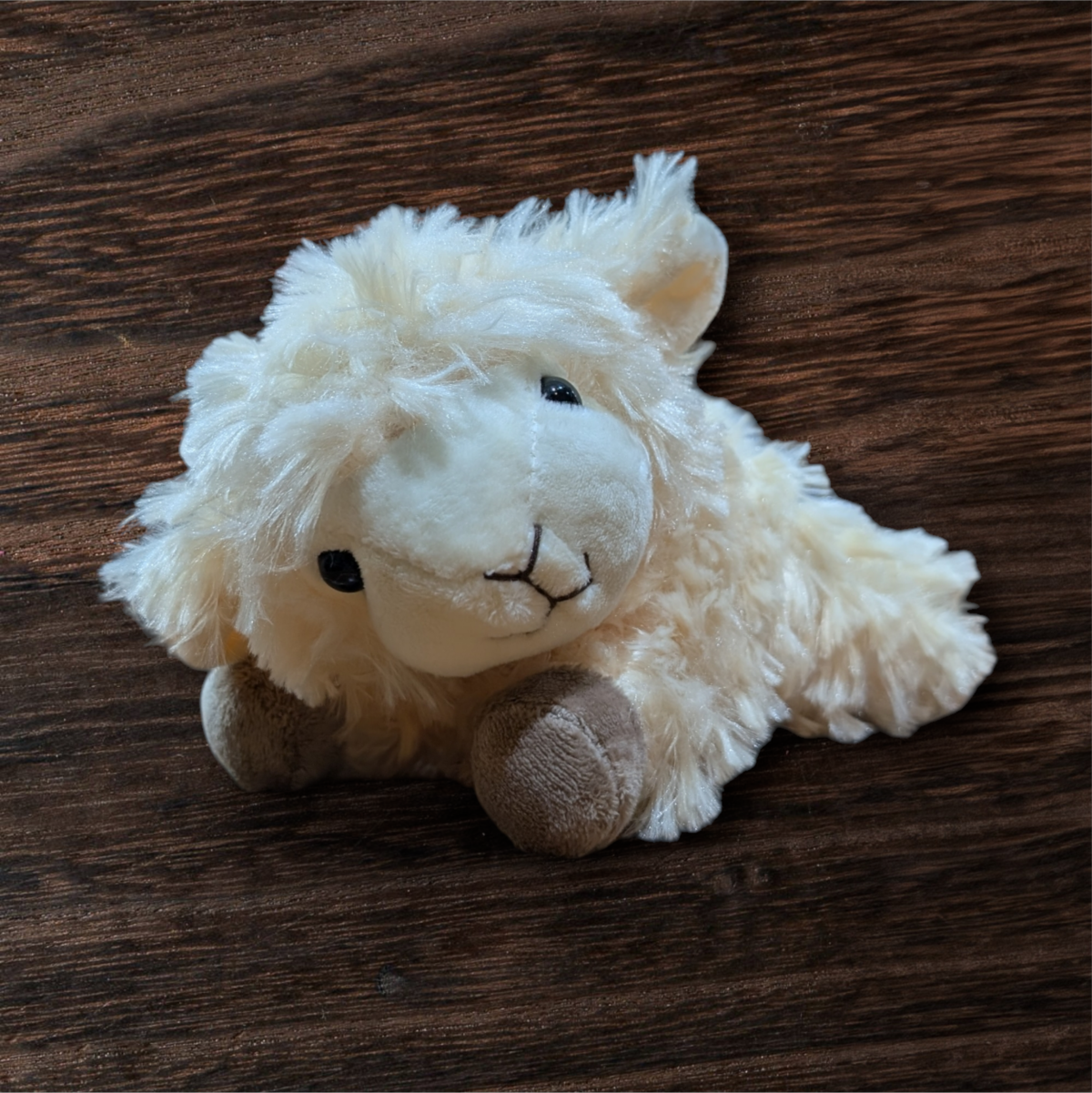  クリーム色 ぬいぐるみ 羊 未使用 ひつじのぬいぐるみ【ねぼすけ】Elgate Products 90360 | 英国雑貨専門