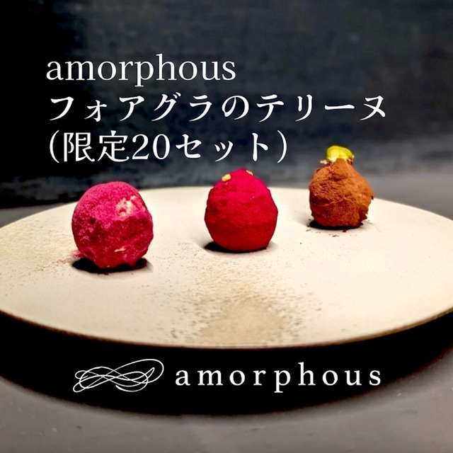 【6個入り】amorphous(アモルファス) フォアグラのテリーヌ(限定20セット)