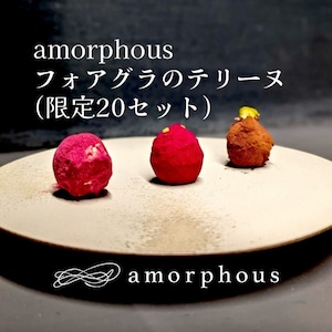 【6個入り】amorphous(アモルファス) フォアグラのテリーヌ(限定20セット)