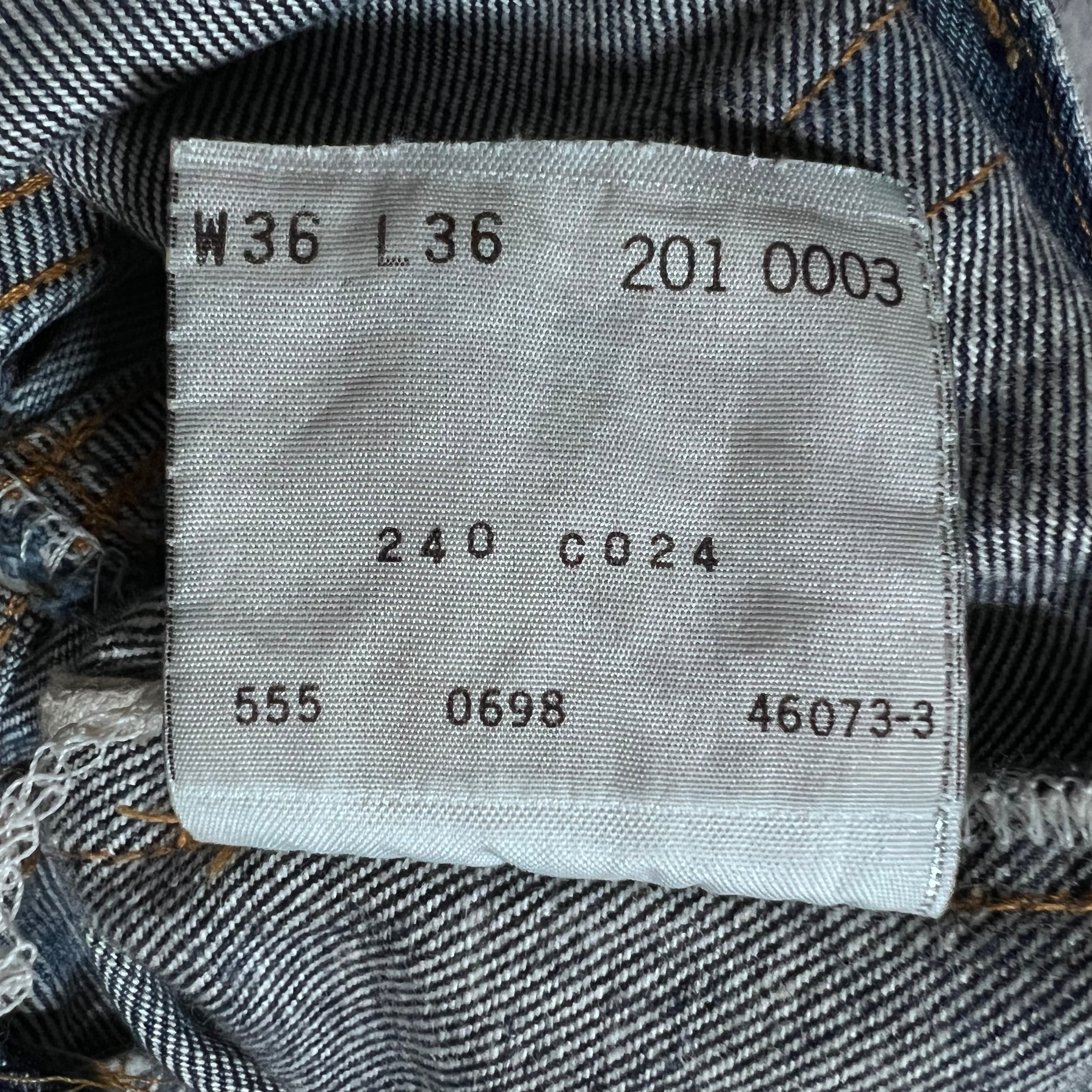 90s “Levi's 201XX”復刻 BIG E selvedge denim pants バレンシア工場製