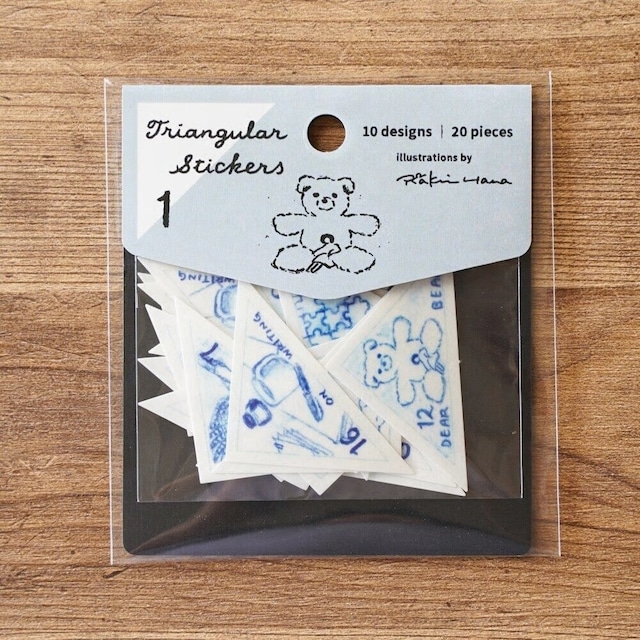 ◉【羅久井ハナ】フレークシール「三角シール-1-」