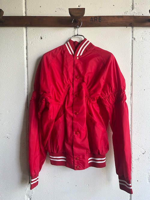 77circa 2way  shirring nylon award jacket