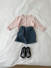 【取寄/韓国直送】minirobe 26/AT アイレットカーディガン｜秋服｜韓国子供服