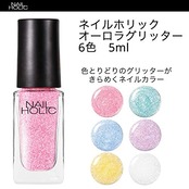 NAIL HOLIC(ネイルホリック) オーロラグリッター マニキュア WT062 5ミリリットル (x 1)