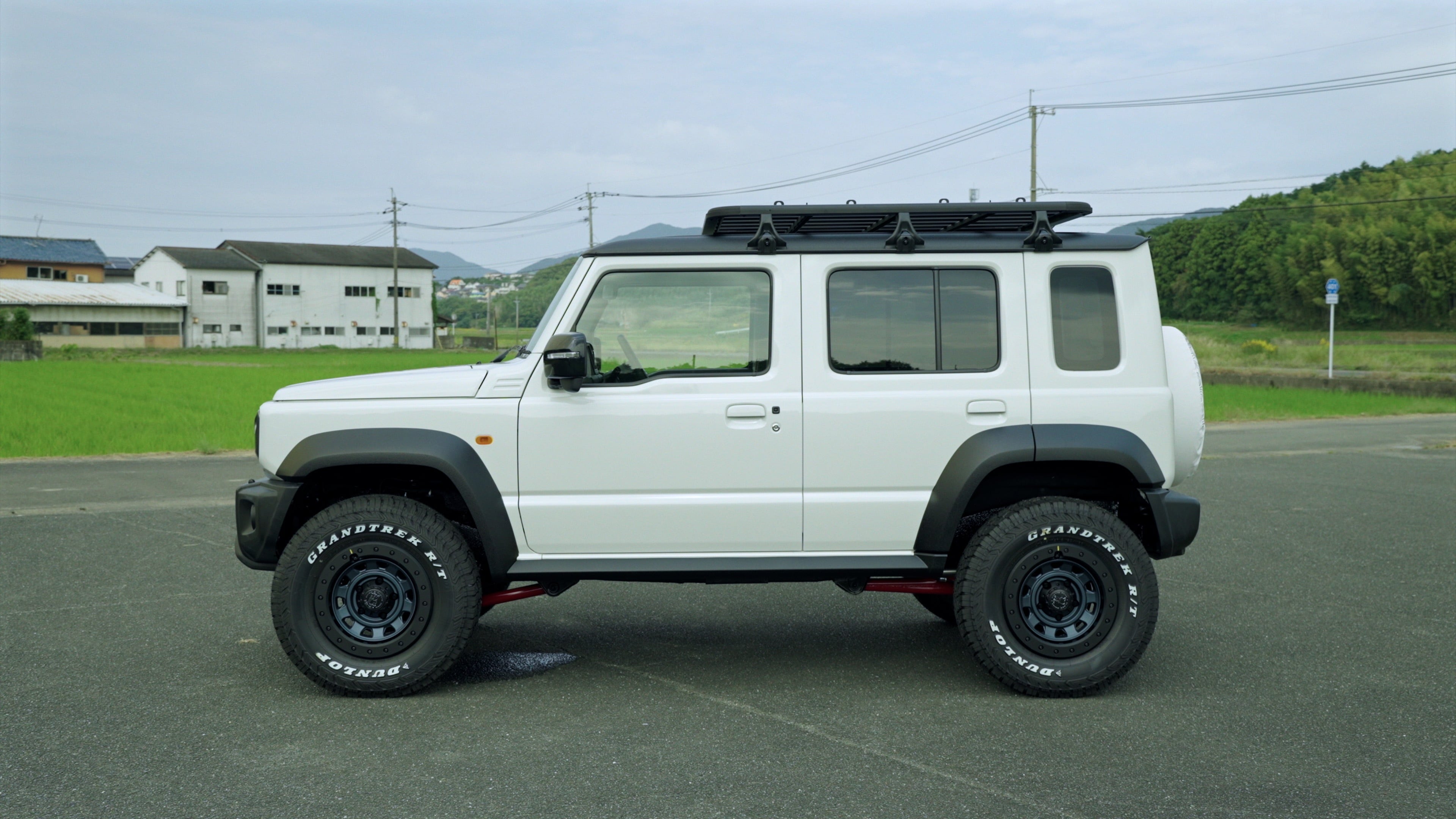 GBルーフバスケットアルミ製 ルーフラック 3フットタイプ JB64・JB74