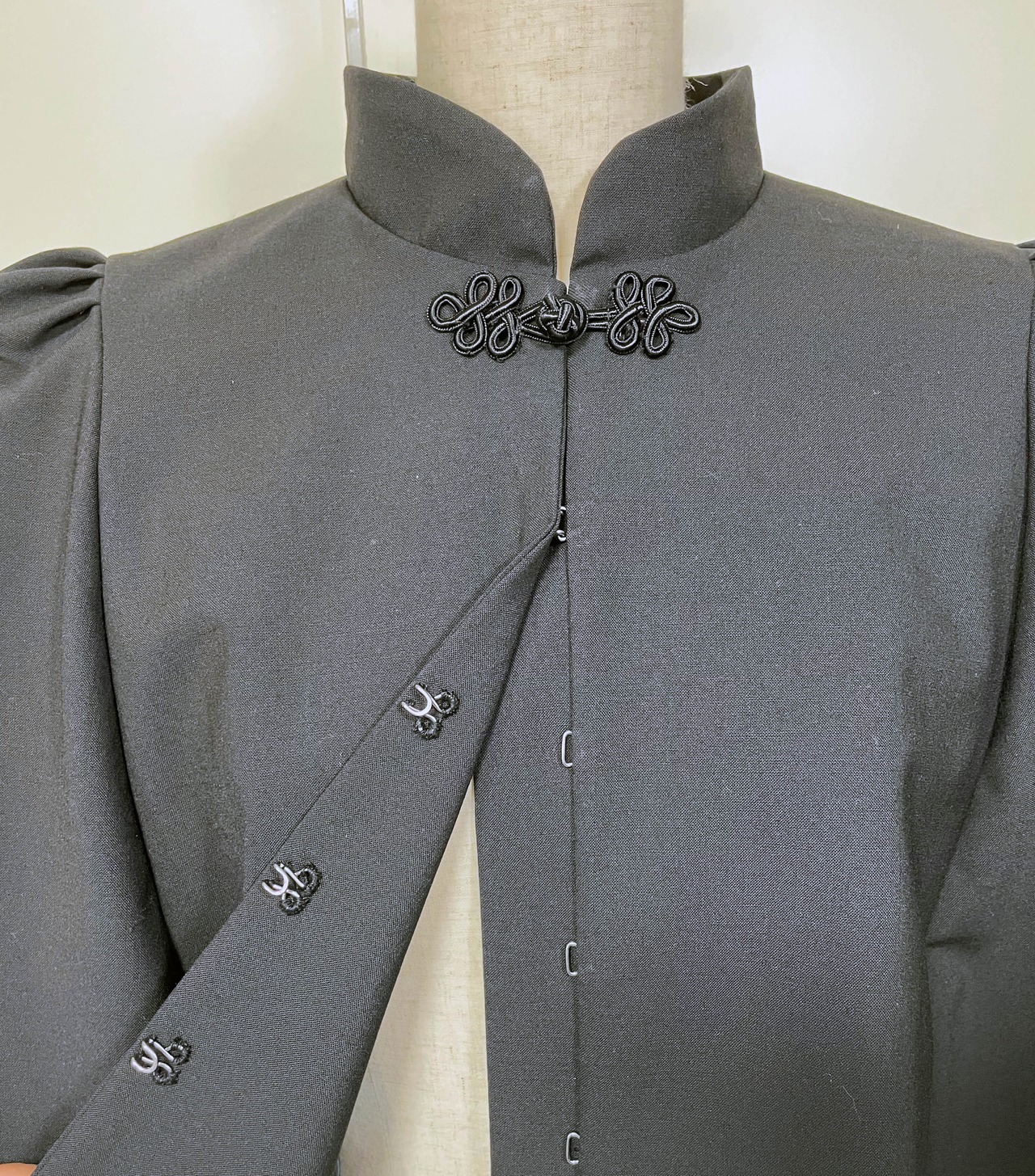 [komagire×Spider Lilyコラボ]フィッシュテールマント青(受注生産品）