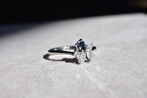 アレキサンドライト リング  0.27ct / Pt900