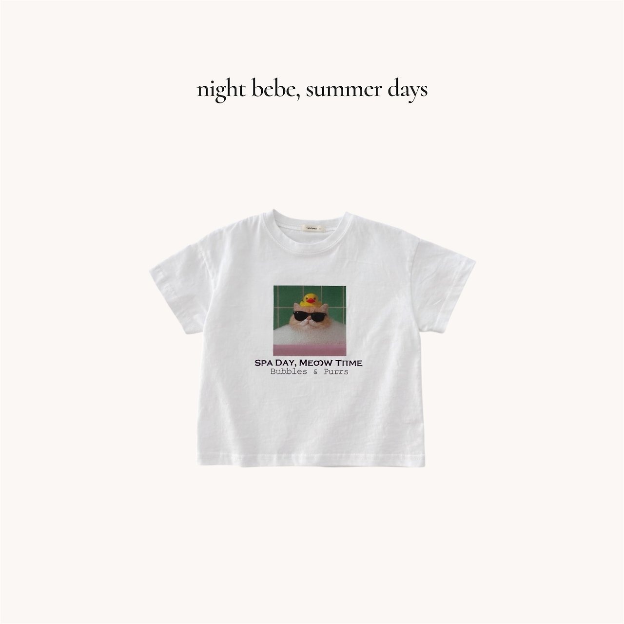 【night bebe】スーパーキャットT 90~130cm - 1