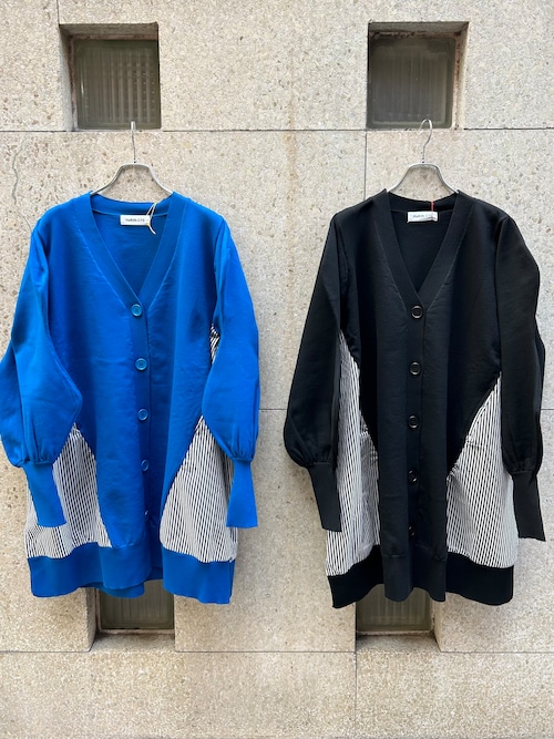 HeRIN.CYE  wave sleeve long cardigan