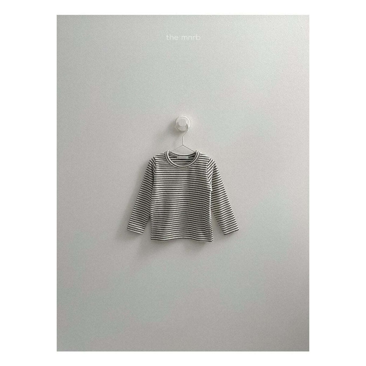 【取寄】minirobe ヨーヨー柄ボーダーTシャツ｜冬服｜韓国子供服