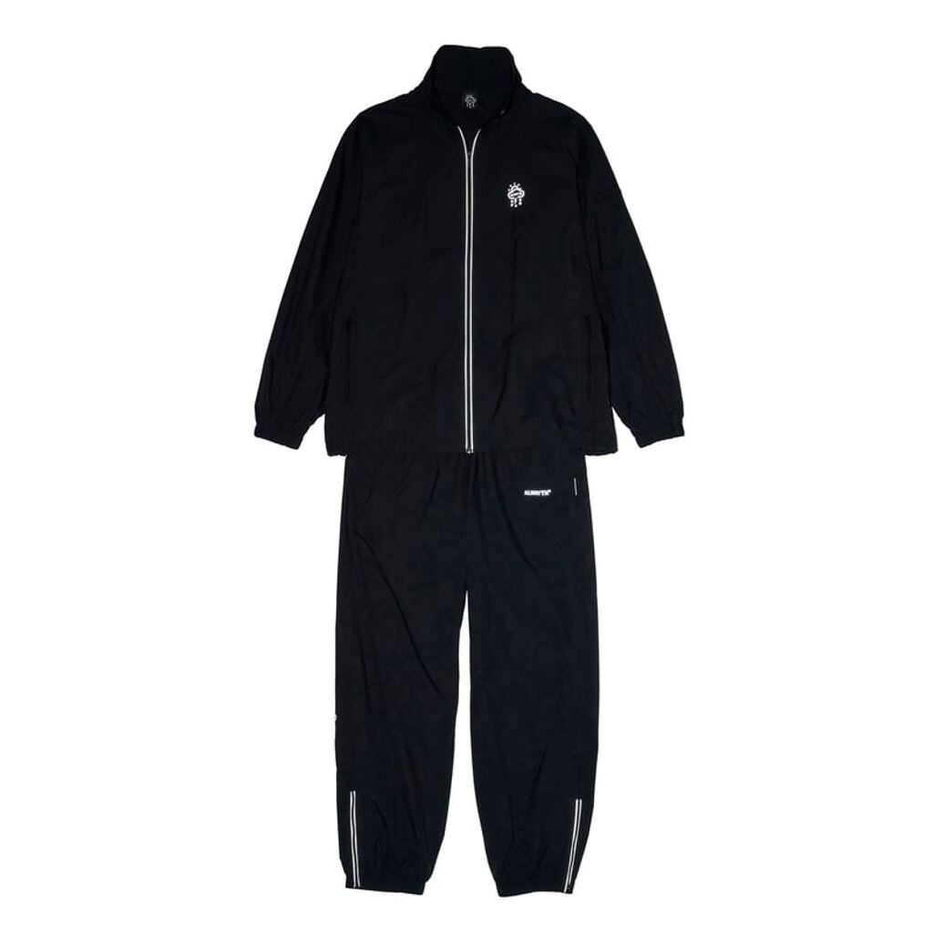 ALWAYTH / TRAINING JACKET ＆ PANTS SET / REFLECT PRINTED / BLACK