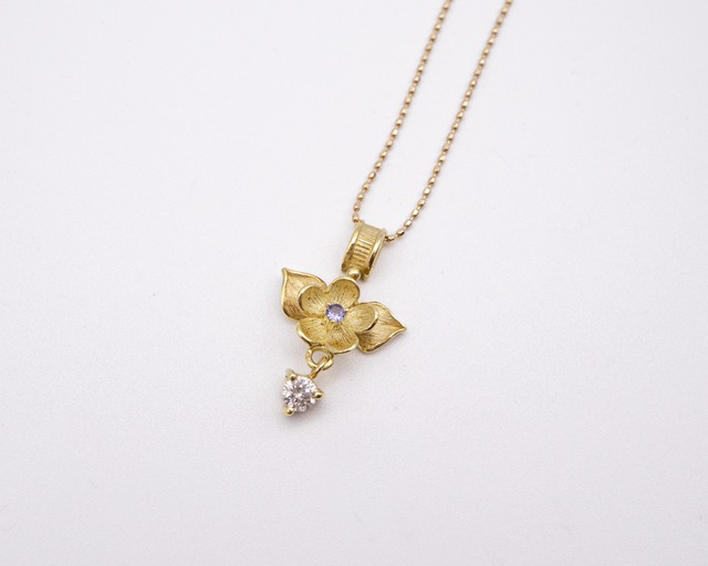 《K18》Petit Fleur_ダイヤモンド0.13ct_1745