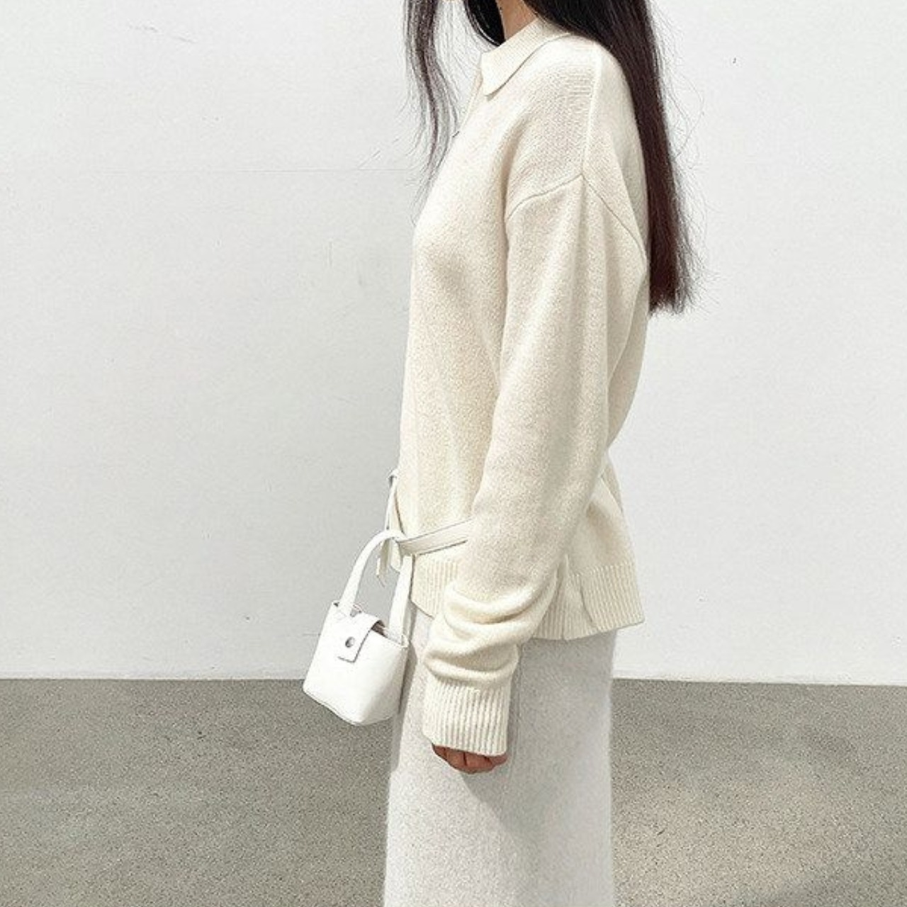 Half-Zip Polo Knit T4098