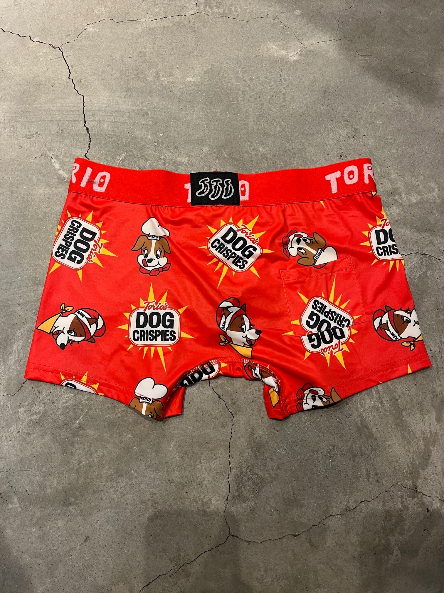【メンズ】TORIO ボクサーパンツ ドッグクリスピーRED