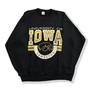 University of Iowa Printed Sweatshirt. WOLF