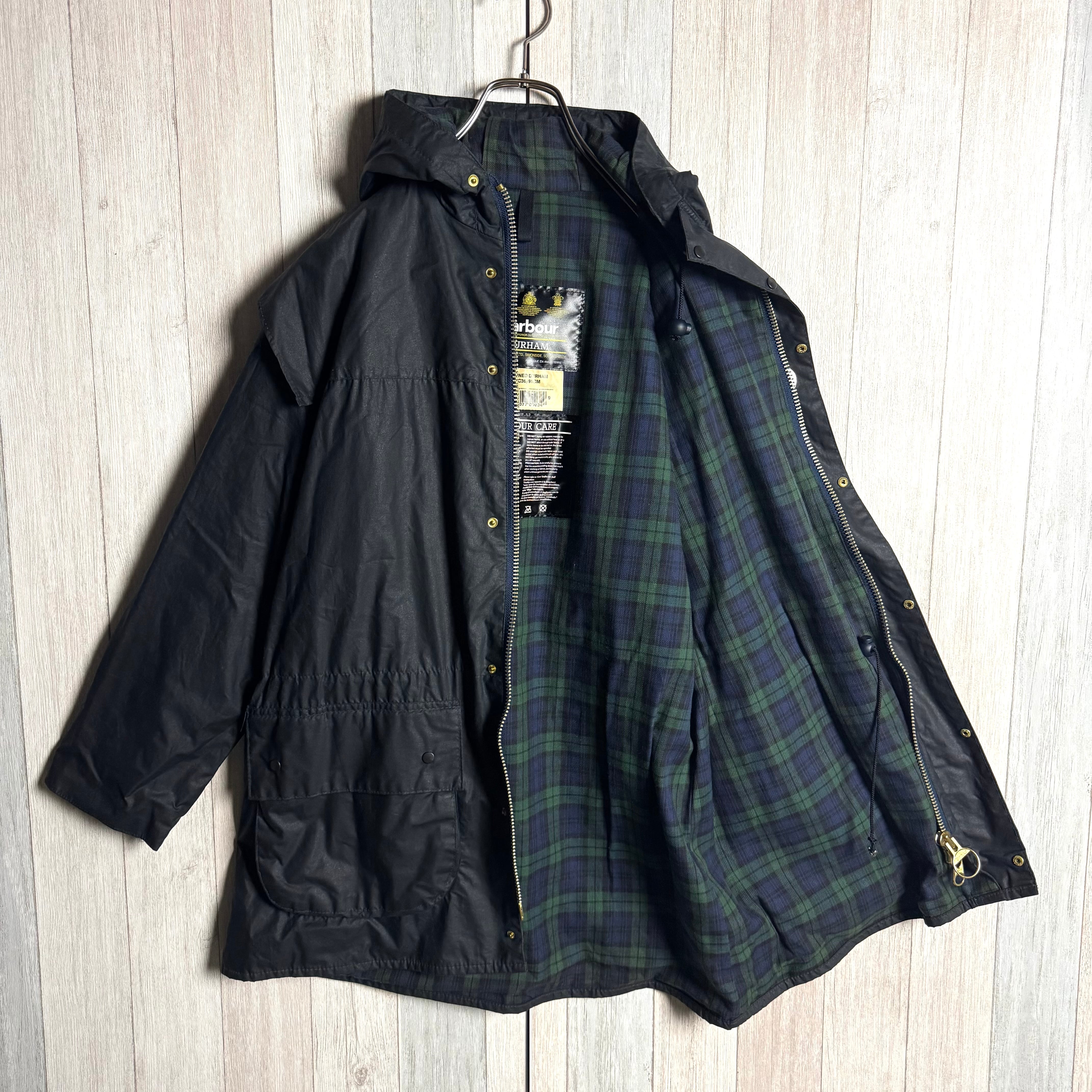 英国製 90's Barbour バブアー オイルドジャケット DURHAM ダラム