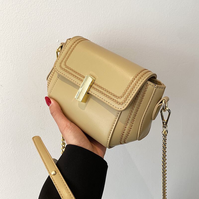 チェーン サマーレッドスタイル 夏物 クロスボディ スクウェア 手作りハンドバック75556826361