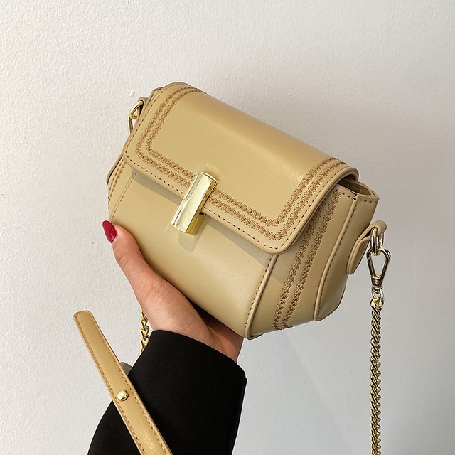 チェーン サマーレッドスタイル 夏物 クロスボディ スクウェア 手作りハンドバック75556826361