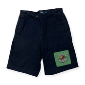 Polo by Ralph Lauren ポロ ラルフローレン ワッペン 刺繍入り ショートパンツ ハーフパンツ 170 /ネイビー/ナイガイ