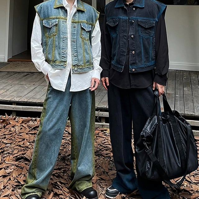 予約販売】メンズ セットアップ メンズ デニム カジュアル