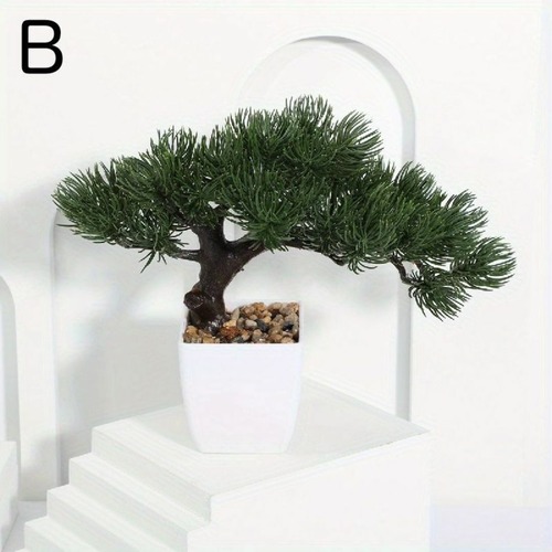 松 盆栽 人工盆栽 人工観葉植物 ４種類 （容器付き）フェイクグリーン