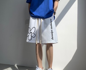 【韓国ファッション】メンズ  カジュアル ハーフパンツ ストリート スポーツパンツ