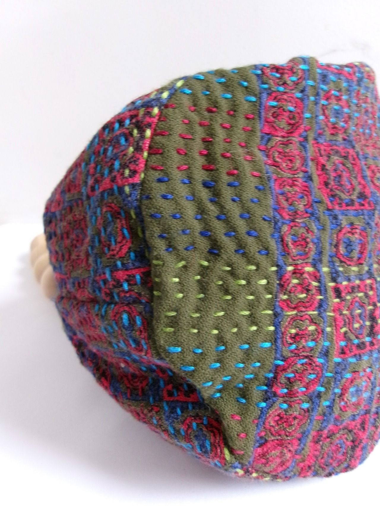 “ASTER” Hand quilt draws bag | ハンドキルトバッグ