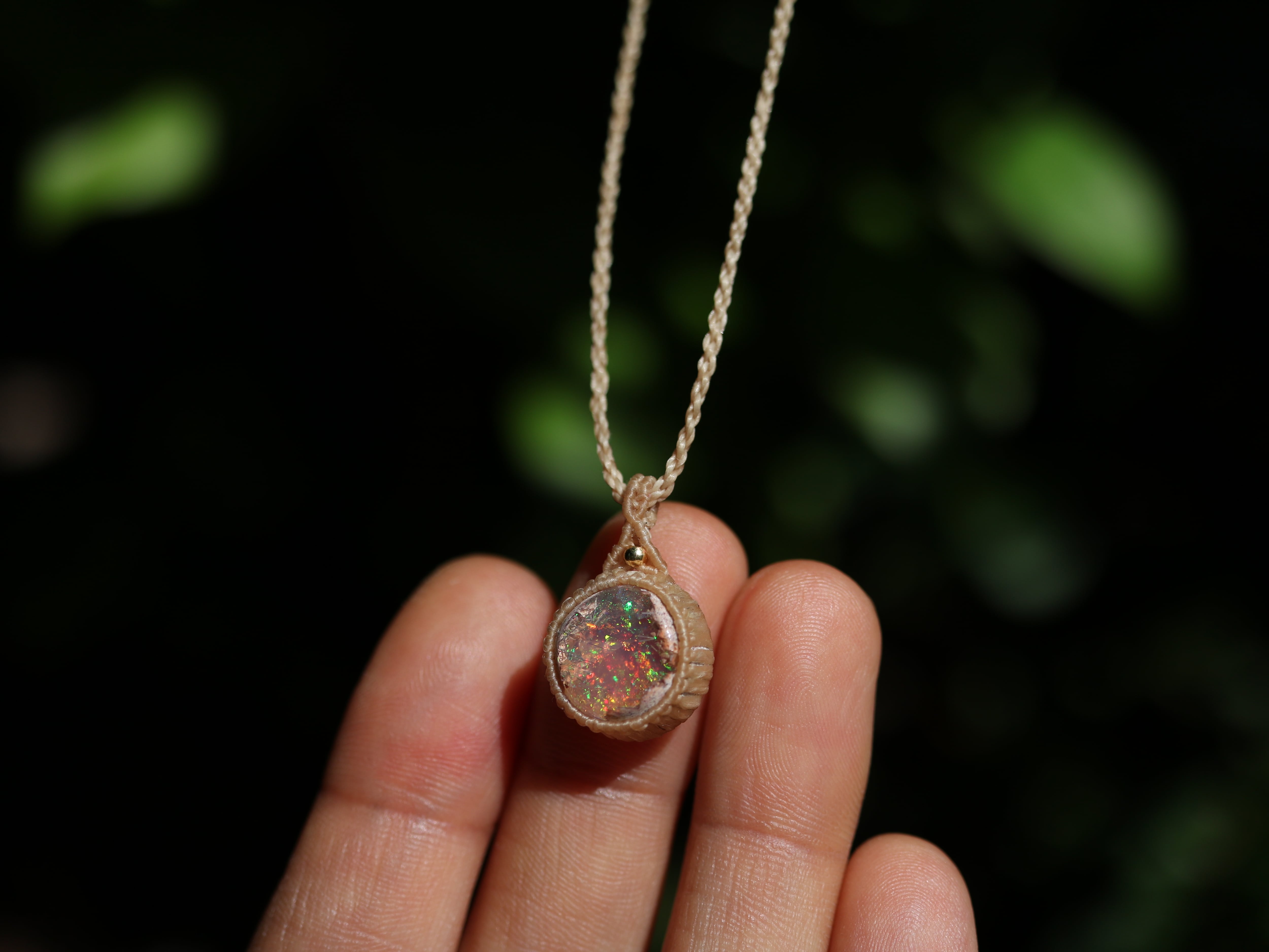 カンテラオパール　ネックレス　刻印あり カンテラオパール　ネックレス　刻印あり