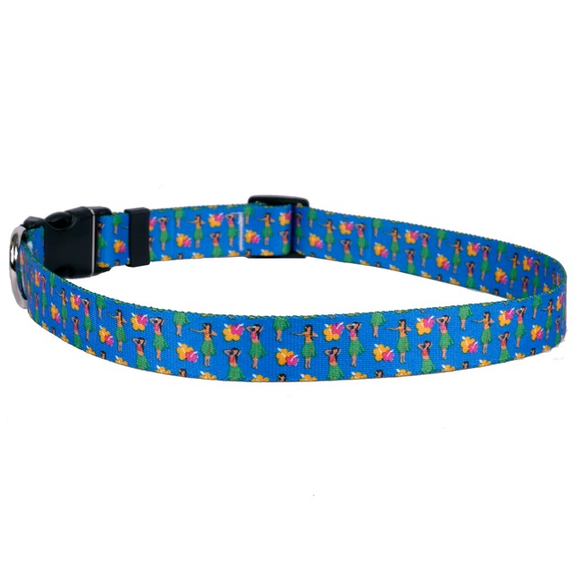 Hula Girl　首輪＋リードセット ＭLサイズ - Yellow Dog Design