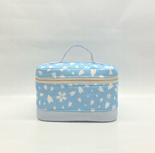 バニティポーチ　桜　ポーチ｜とりさん工房ーかわいいハンドメイドポーチ