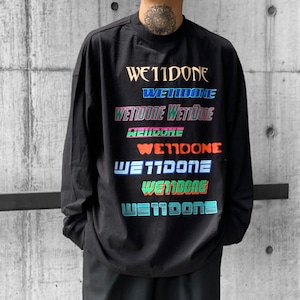 【WE11DONE】LOGO LONG-SLEEVED T-SHIRT